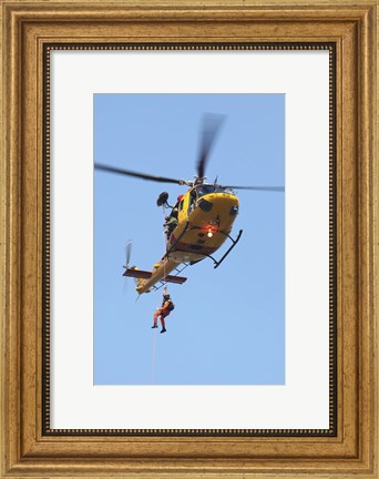 Framed CH-146 Griffon Helicopter of the Canadian Air Force Print