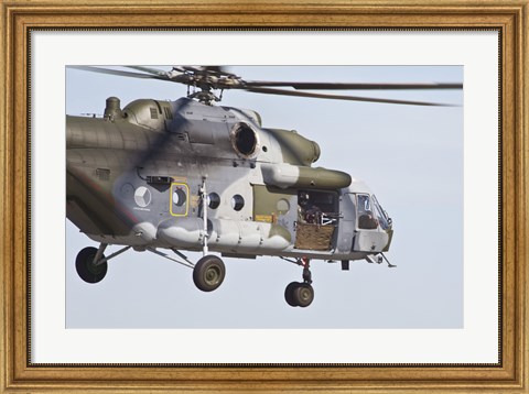 Framed Czech Air Force Mi-171 Print