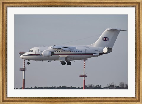 Framed British Aerospace 146 Jet of the Royal Air Force Print