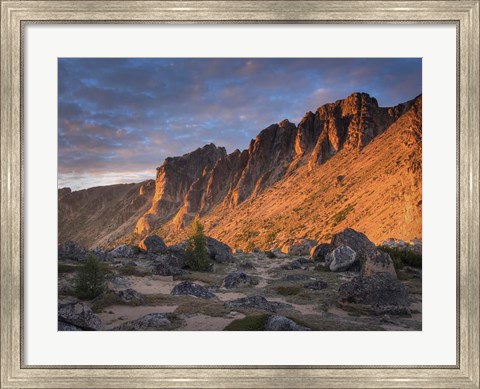 Framed British Columbia, Mt Grimface, Cathedral Park Print
