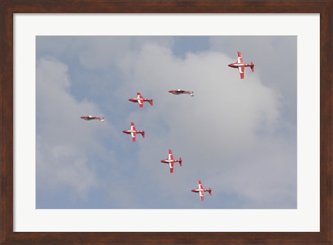 Framed Snowbirds of the Royal Canadian Air Force Print