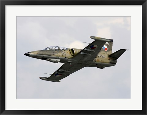 Framed Aero L-39ZA Albatros Trainer Aircraft of the Czech Air Force Print