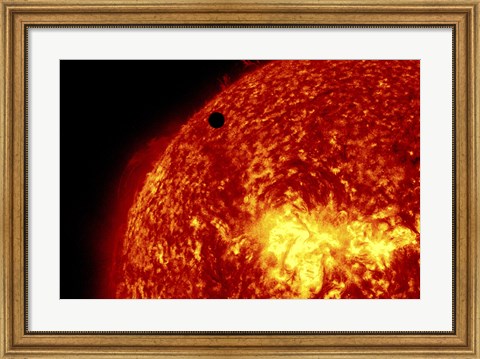 Framed 2012 Transit of Venus and the Sun Print