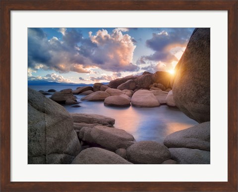 Framed Cove Sunset Print