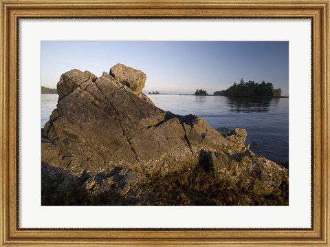 Framed Keith Island, Pacific Rim, British Columbia Print