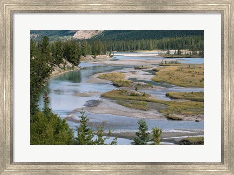 Framed Rivers in Jasper National Park, Canada Print