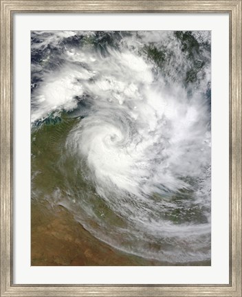 Framed Tropical Cyclone Paul over Australia Print