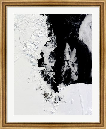 Framed January 18, 2010 - Ross Sea, Antarctica Print