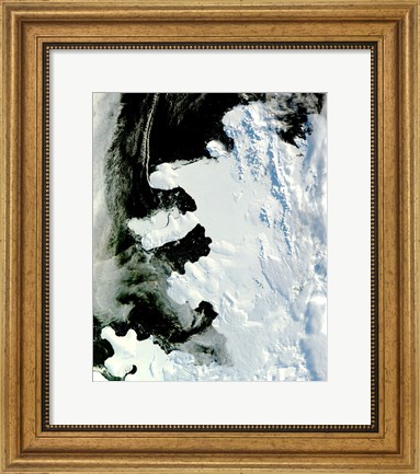 Framed Wilkins Sound, Antarctica Print