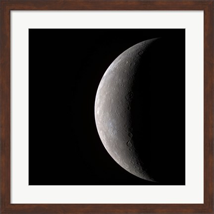 Framed Planet Mercury 3 Print