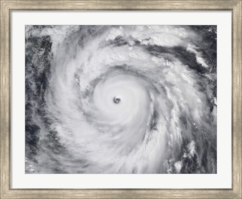 Framed Hurricane Jangmi Print