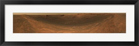Framed Impact Crater Endurance on the Surface of Mars Print