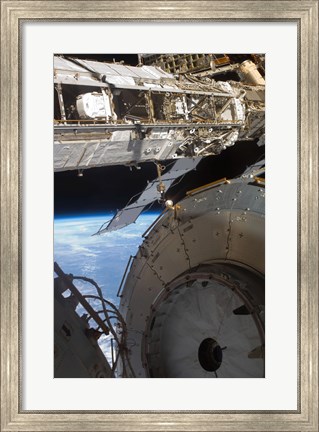 Framed Components of the International Space Station Print
