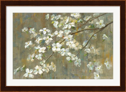 Framed Dogwood in Spring Print