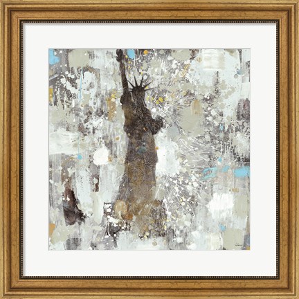 Framed Statue of Liberty Neutral Print