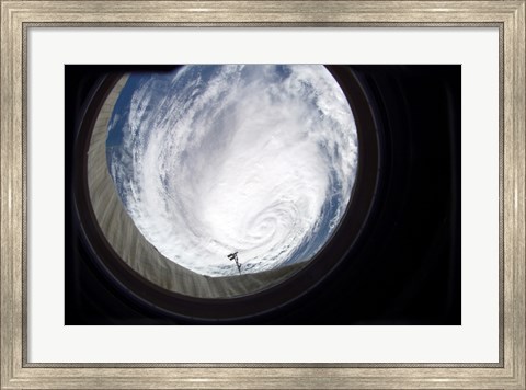 Framed Hurricane Ophelia Print