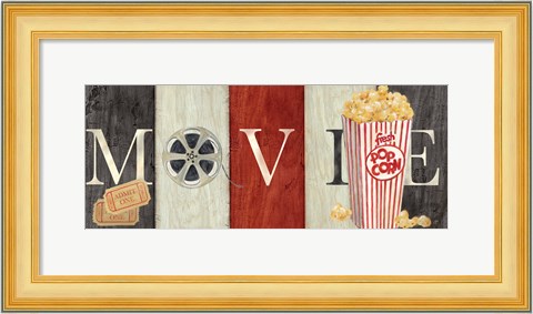 Framed Movie Cinema Signs I Print