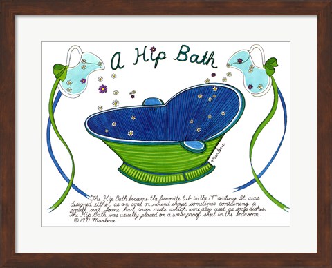 Framed Hip Bath Print