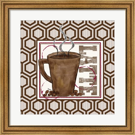 Framed Modern Coffee II Print