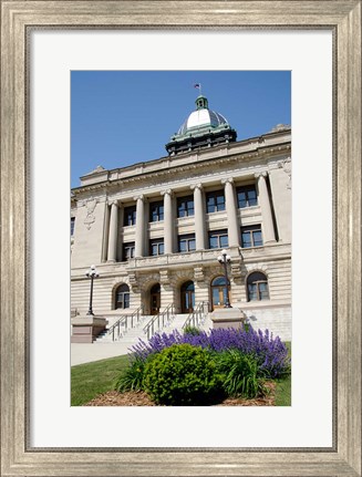 Framed USA, Wisconsin, Manitowoc County Courthouse Print