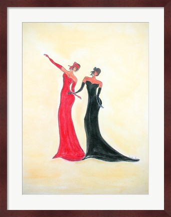 Framed Dancing &#39;til Midnight Print