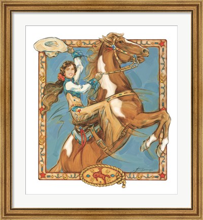 Framed Lead Mare Print