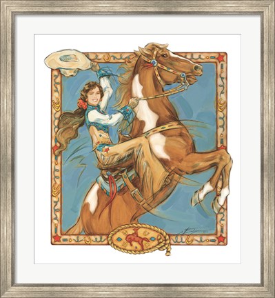 Framed Lead Mare Print