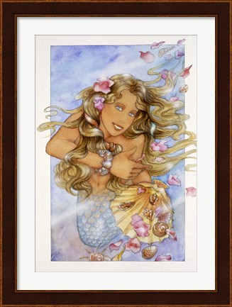 Framed Mermaid 3 Print