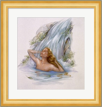 Framed Mermaid 4 Print