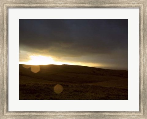 Framed Stormy Sunset I Print