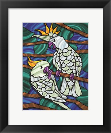 Framed Parrot C Print