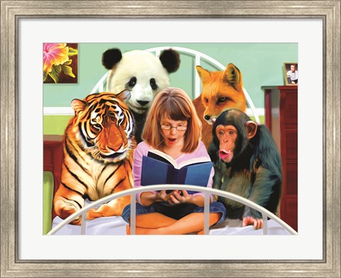 Framed Readers Print