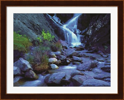 Framed Waterfall A Print