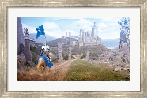 Framed Knights Journey Print