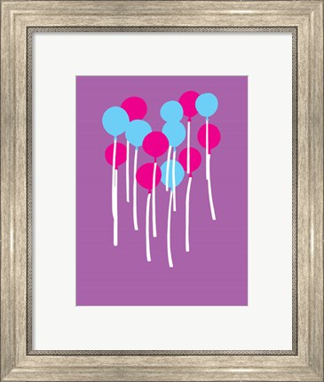 Framed Balloons Print