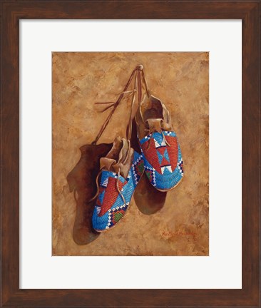 Framed Child&#39;s Footsteps Print
