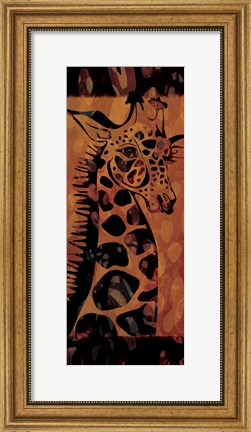 Framed Tie Dye Safari I Print