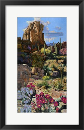 Framed Desert Oasis 1 Print