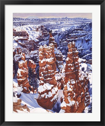 Framed Turned to Stone Bryce Print