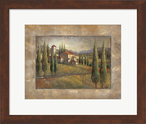 Framed Tuscan Sun I Print