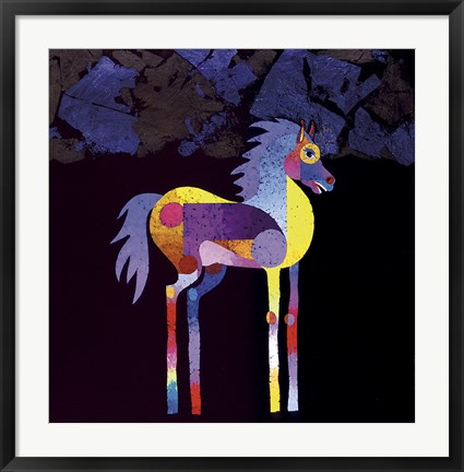 Framed Night Foal Print