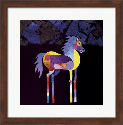 Framed Night Foal Print