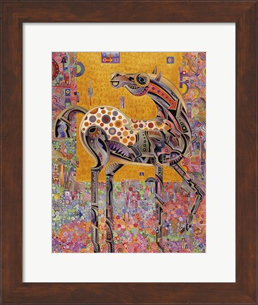Framed Secessionist Horse Print