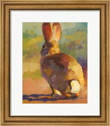 Framed Backdoor Bunny Print