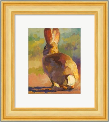 Framed Backdoor Bunny Print
