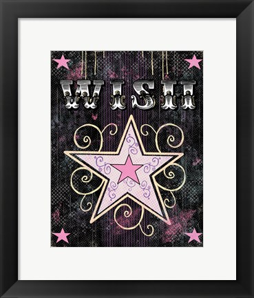 Framed Star - Wish Print
