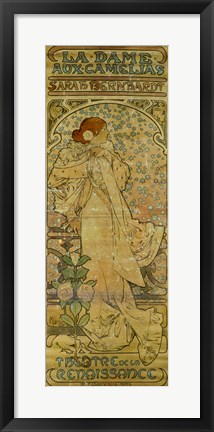 Framed La Dame aux Camelias, Paris 1894 Print