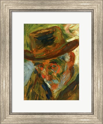 Framed Head of an Old Man 1909 Print