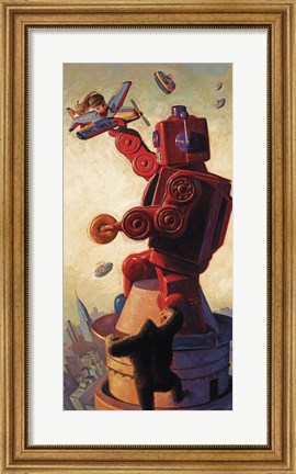 Framed Robo Kong Print