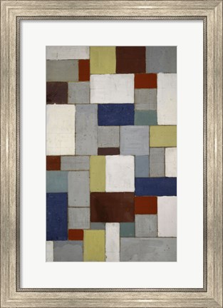Framed L&#39;Aubette: Composition Study For A Ceiling,  1926-27 Print